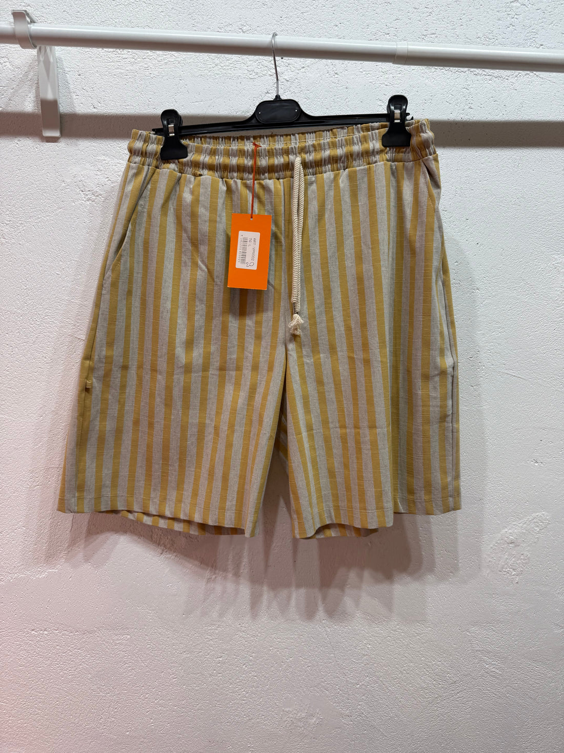 Pantalone righe giallo